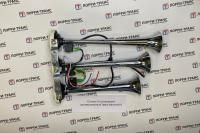 Сигнал пневматический 3-х рожковый 1 тоновый ( хромированный ) SEGER 