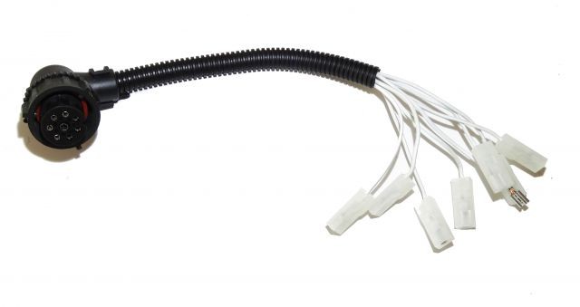 купить Штекер датчика байонет 2 контакта с проводами угловой