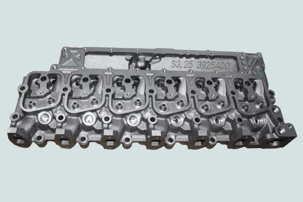 фото головка блока цилиндров в сборе 6bt (0+) 3966454 